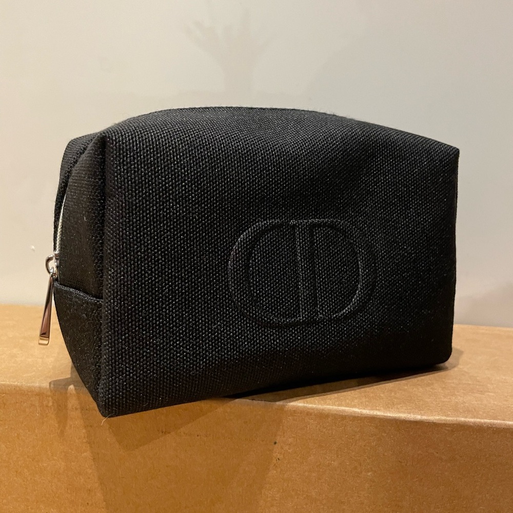 Dior Black Cosmetic Bag